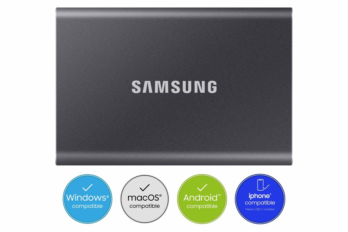 Samsung T7 Portable SSD 1TB